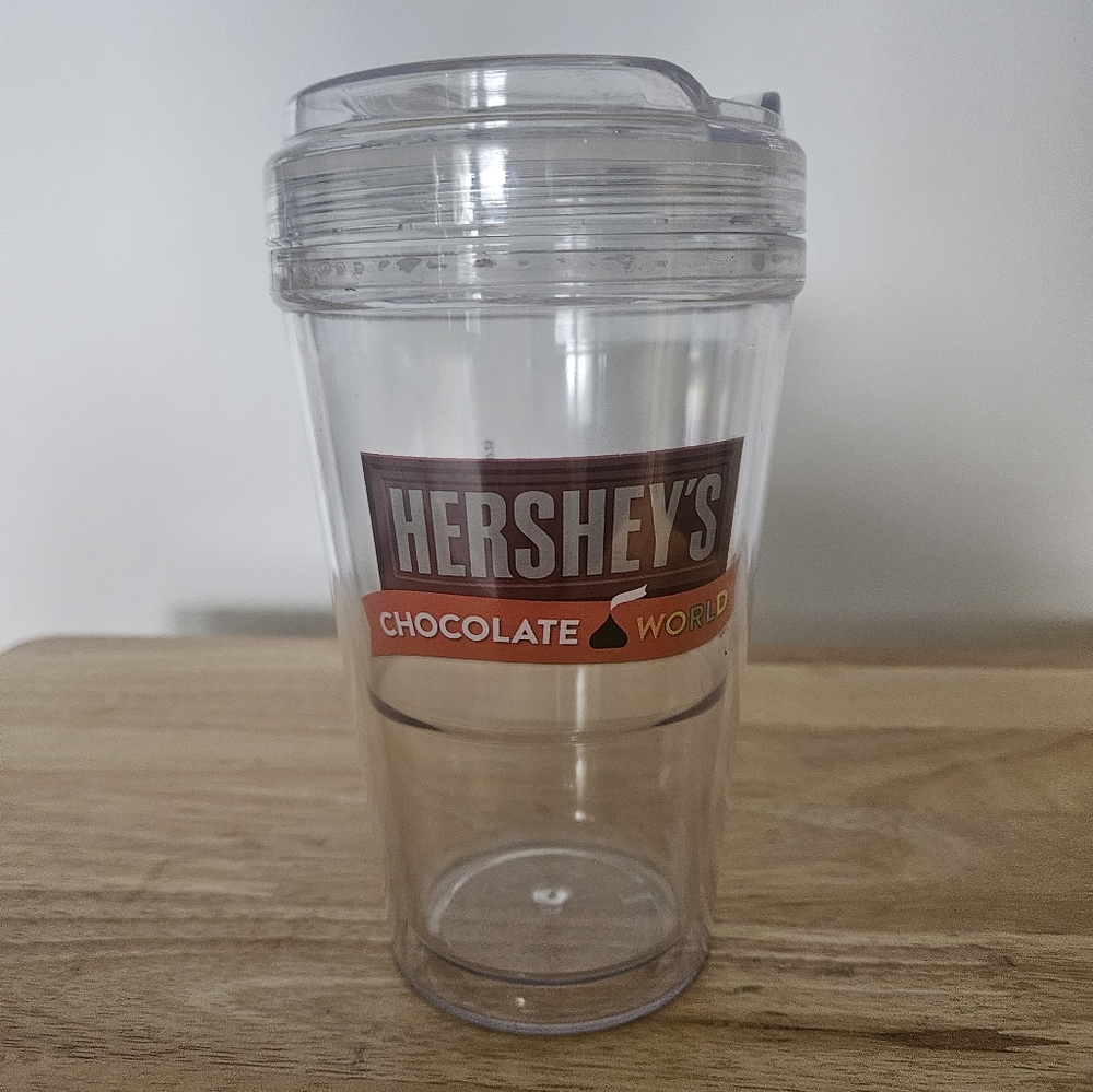 Hershey Chocolate World Clear Party Tumbler 16oz